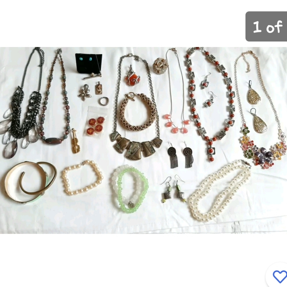 Lot of Jewelry Vintage Modern Costume #7